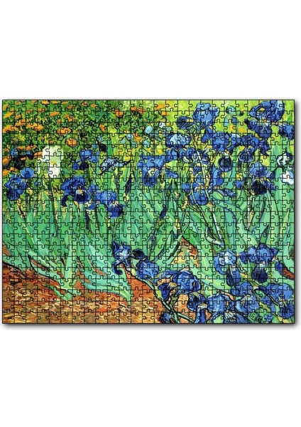 Vincent Van Gogh Irislerim Resim 120 Parça Puzzle Yapboz Mdf (Ahşap)