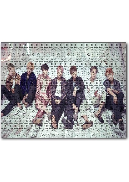 Bts Koreli Gençler Yatak Odası Konsepti 1000 Parça Puzzle Yapboz Mdf(Ahşap)