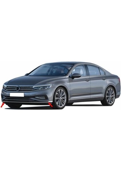 Vw Passat B8.5 2019 Ön Tampon Çıtası 3 Prç. Sd P.çelik modelleri