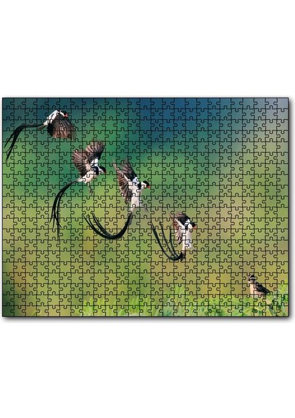 Zaman Atlamalı Fotoğrafçılık Kuş Görseli 500 Parça Puzzle Yapboz Mdf (Ahşap)