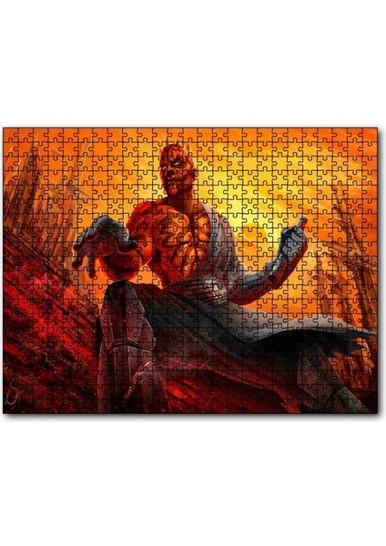 Darth Maul ve Kızıl Gezegen 120 Parça Puzzle Yapboz Mdf (Ahşap)