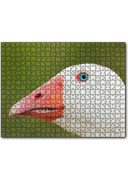 Mavi Gözlü Kaz Yakın Plan 120 Parça Puzzle Yapboz Mdf (Ahşap)