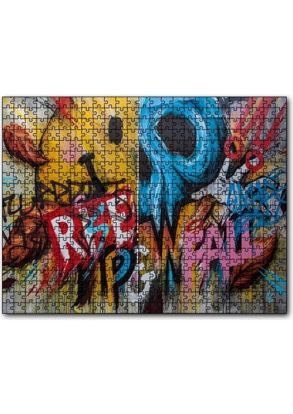 Rise And Fall Duvar Boyama 120 Parça Puzzle Yapboz Mdf (Ahşap)