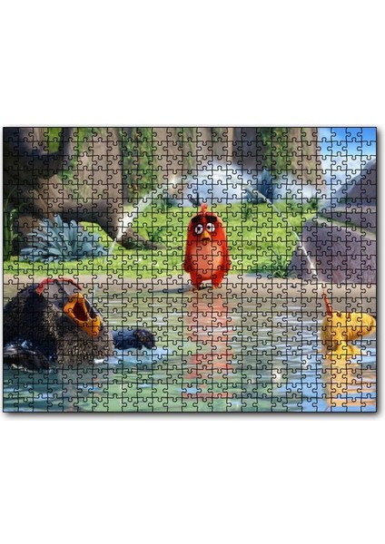 Cakapuzzle Kızgın Kuşlar Bilgelik Gölü Görseli 1000 Parça Puzzle Yapboz Mdf(Ahşap)