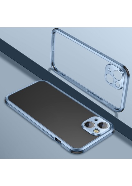 Iphone 13 Pro Için Metal Çerçeve Telefon Kılıfı Mavi (Yurt Dışından) fiyatları