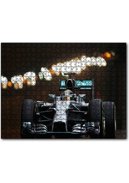 Cakapuzzle Lewis Hamilton Formül 1 2019 Görseli 120 Parça Puzzle Yapboz Mdf (Ahşap)