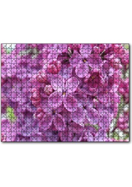 Cakapuzzle Mor Orkideler Görseli 500 Parça Puzzle Yapboz Mdf (Ahşap)
