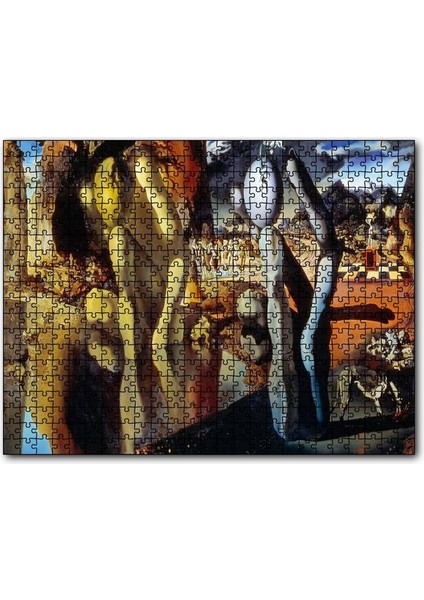 Cakapuzzle Narcissus Metamorfozu Salvador Dali Resmi 255 Parça Puzzle Yapboz Mdf (Ahşap)