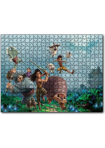 Cakapuzzle Raya ve Son Ejderha Film Afişi 120 Parça Puzzle Yapboz Mdf (Ahşap)