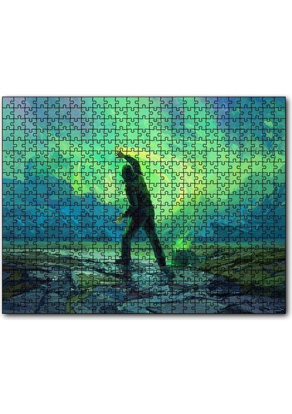 Cakapuzzle Gökyüzünü Boyayan Adam 255 Parça Puzzle Yapboz Mdf (Ahşap)