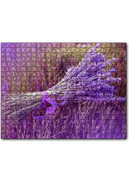 Cakapuzzle Bir Demet Lavanta 120 Parça Puzzle Yapboz Mdf (Ahşap)