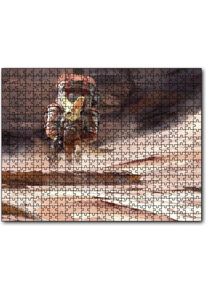 Cakapuzzle Bisikletli Gezgin Tilki 255 Parça Puzzle Yapboz Mdf (Ahşap)