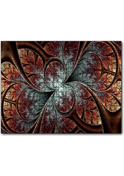 Cakapuzzle Eski Portekiz Dekoratif Fayans Görseli 255 Parça Puzzle Yapboz Mdf (Ahşap)