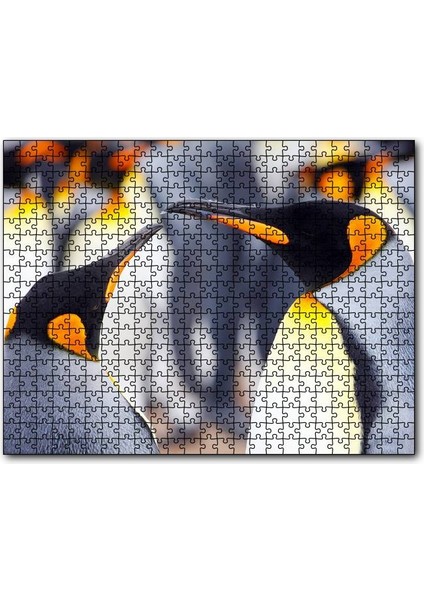 Cakapuzzle Kral Penguenler 255 Parça Puzzle Yapboz Mdf (Ahşap)