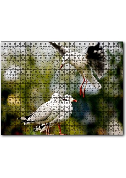 Cakapuzzle Martılar Kıyameti Kopmak Üzere 120 Parça Puzzle Yapboz Mdf (Ahşap)