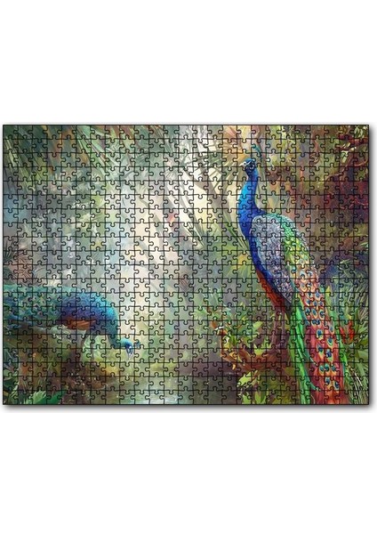 Cakapuzzle Doğada Tavus Kuşu Görseli 1000 Parça Puzzle Yapboz Mdf(Ahşap)