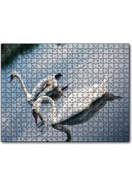 Cakapuzzle Fırtına Çocuk ve Pelikan 1000 Parça Puzzle Yapboz Mdf(Ahşap)
