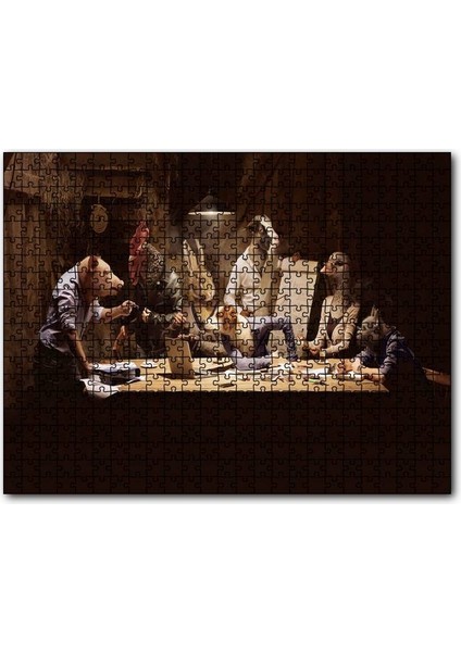 Cakapuzzle Fantastik Çiftlik Hayvan Toplantısı Görseli 255 Parça Puzzle Yapboz Mdf (Ahşap)