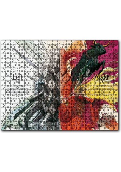 Cakapuzzle Beynin Sol ve Sağ Yanları Ne Işe Yarar 120 Parça Puzzle Yapboz Mdf (Ahşap)