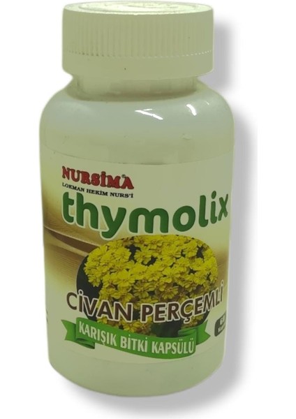 Thymolix Civan Perçemli Karışık Bitki Kapsülü 60AD