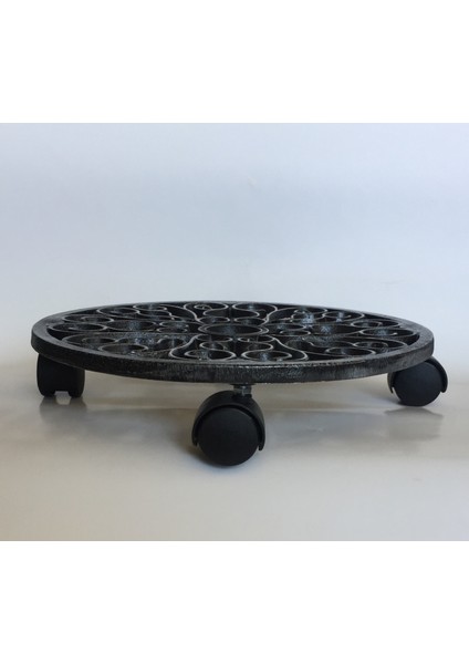 Metal Tekerlekli Saksı Altlığı Çiçek Standı modelleri