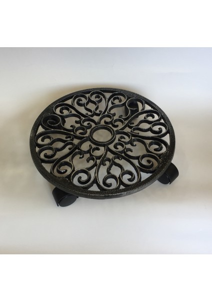 Metal Tekerlekli Saksı Altlığı Çiçek Standı fırsatları