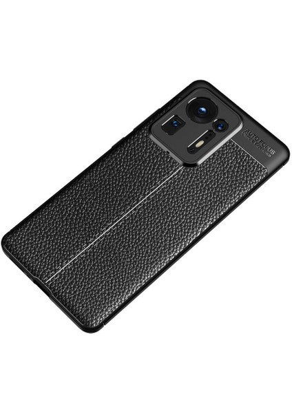 Xiaomi Mi Mix 4 Kılıf Niss Silikon Deri Görünümlü Kamera Korumalı Lacivert