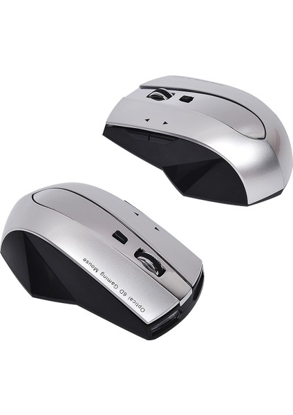 Fare Şarj M-011G 2.4ghz 6 Keys Kablosuz Siyah + Gümüş (Yurt Dışından)