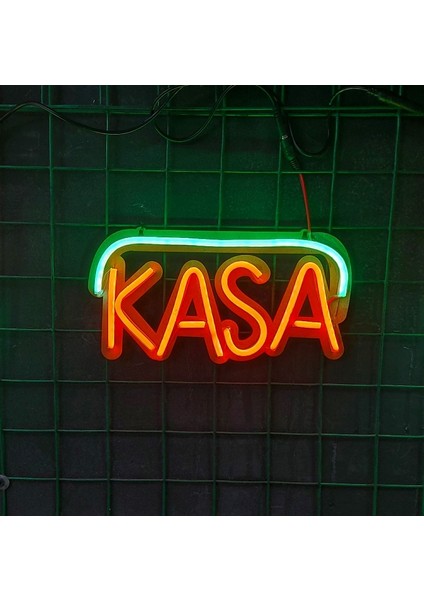 Kasa Yazısı Neon LED Işıklı
