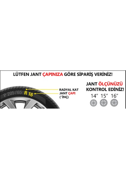 Fiat Linea 15 Inç Kırılmaz Jant Kapağı 4 Adet