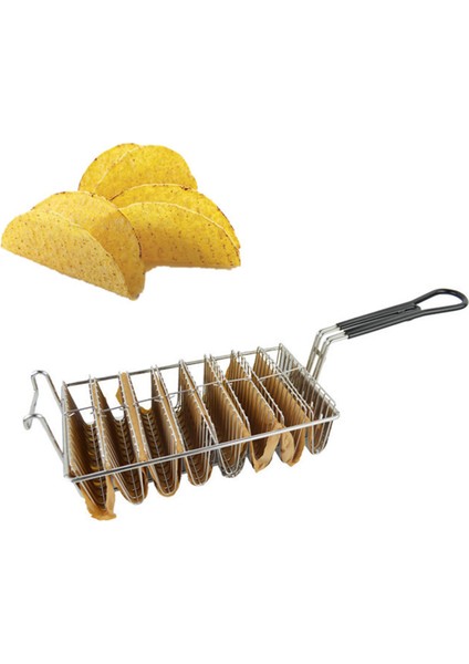 Taco Kabuk Sepet Mutfak Kızarmış Pişirme Taco Colander Süzgeci (Yurt Dışından)