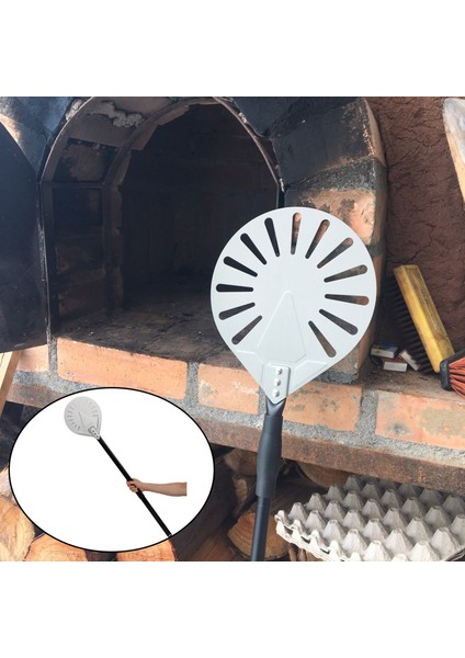 Fırın Anti-Haşlanma Için Ayarlanabilir Torna Pizza Kabuğu 7 Inç Gümüş (Yurt Dışından)