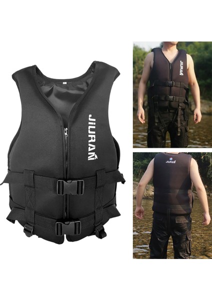 Balıkçılık Hayatı Ceket Yelek Neopren Şamandıra Aıds Floatation Cihazı Siyah 2xl (Yurt Dışından) indirimleri