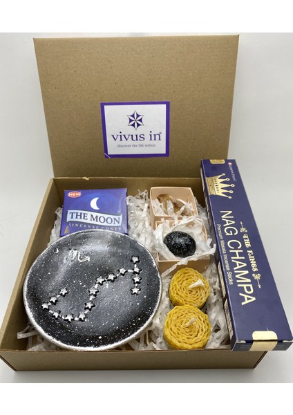 Vivusin Akrep Burcu Yıldız Haritalı Tütsülük Hediye Seti