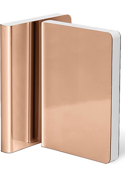 Noktalı Defter Shiny Starlet Copper A6 Premium Kağıt 176 Sayfa