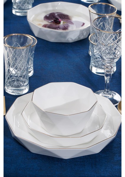 Diamond Collection 6 Kişilik 24 Parça Porselen Yemek Takımı fiyatları