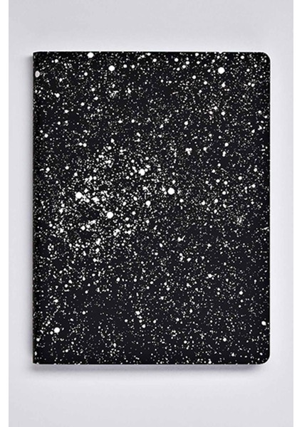 Gri Noktalı Deri Defter Milky Way A5 Premium Kağıt 256 Sayfa