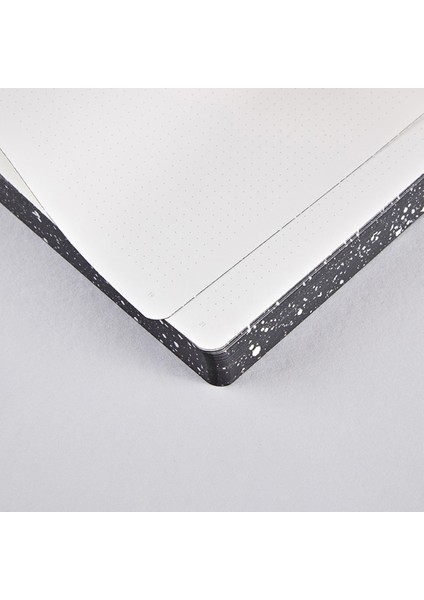 Gri Noktalı Deri Defter Milky Way A5 Premium Kağıt 256 Sayfa