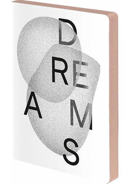 Gri Noktalı Deri Defter Dreams By Heyday A5 Premium Kağıt 256 Sayfa