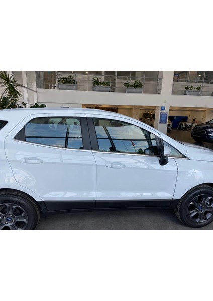 Ford Ecosport Krom Cam Çıtası 6 Parça 2018> Paslanmaz Çelik