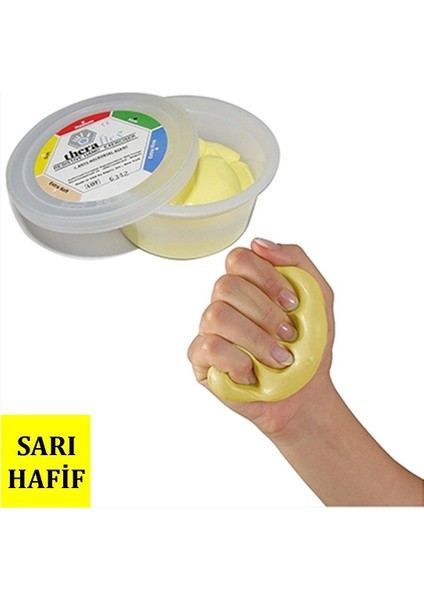 Msd Theraflex Putty El Egzersiz Hamuru Sarı Renk (Hafif) 85 gr