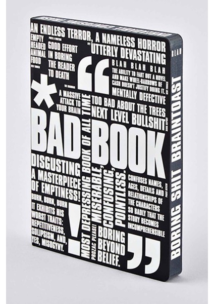 Gri Noktalı Deri Defter Bad Book A5 Premium Kağıt 256 Sayfa