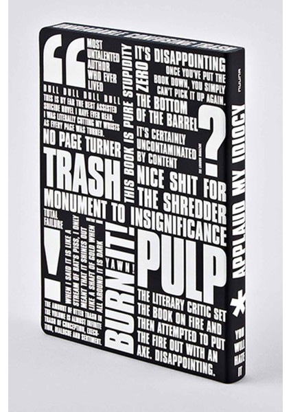 Gri Noktalı Deri Defter Bad Book A5 Premium Kağıt 256 Sayfa