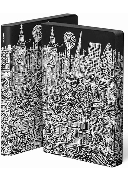 Noktalı Defter London A5 Premium Kağıt 256 Sayfa