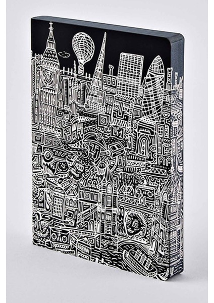 Noktalı Defter London A5 Premium Kağıt 256 Sayfa