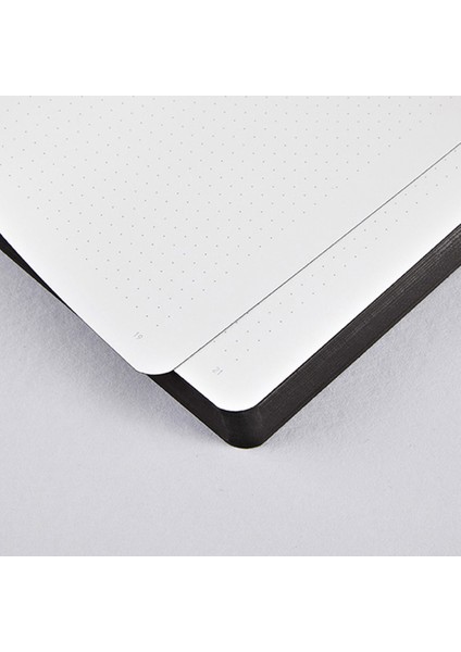 Gri Noktalı Deri Defter Zero A5 Premium Kağıt 176 Sayfa