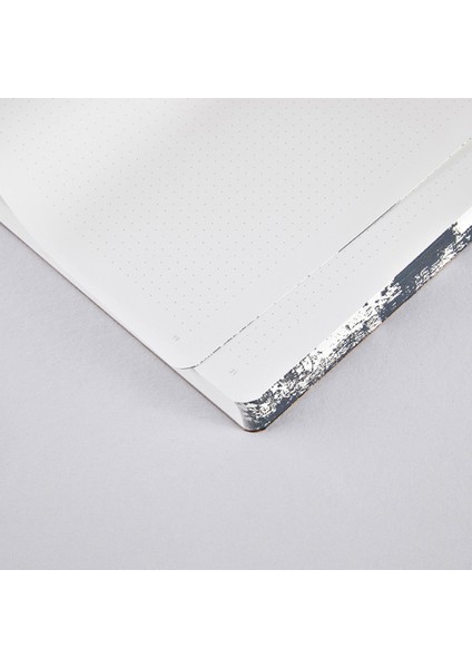 Gri Noktalı Deri Defter Stroke A5 Premium Kağıt 176 Sayfa indirimleri