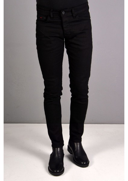 Kocmen Erkek Slimfit Kot Pantolon K-0440 - Siyah