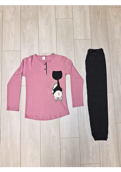 Kadın Pijama Takım Pamuklu