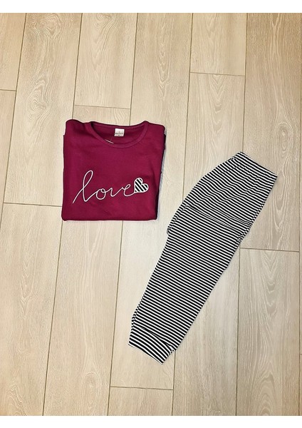 Kadın Pijama Takımı Pamuklu